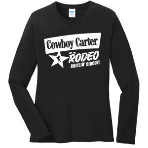 Cowboy Carter And The Rodeo Chitlin Circuit Funny Ladies Long Sleeve Shirt