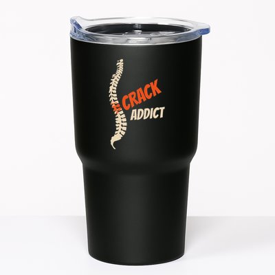 Chiropractic Crack Addict For Adjustment Fans Tumbler