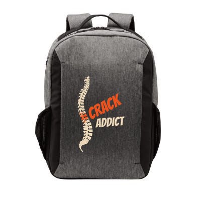 Chiropractic Crack Addict For Adjustment Fans Vector Backpack