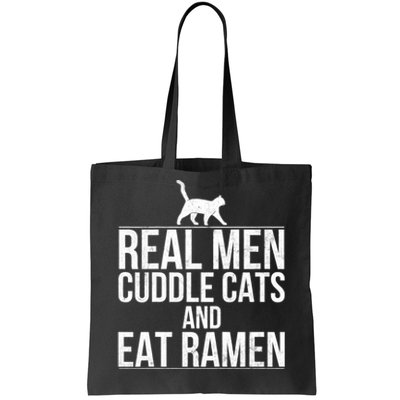 Cuddle Cats And Eat Ramen Tote Bag