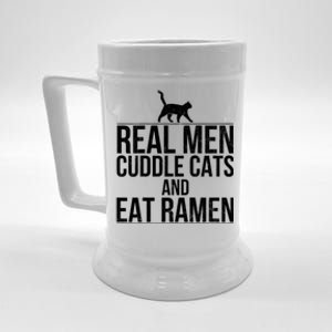 Cuddle Cats And Eat Ramen Beer Stein