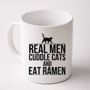 Cuddle Cats And Eat Ramen Coffee Mug