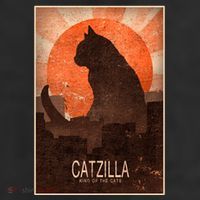 Catzilla 11oz C Handle Ceramic Mug