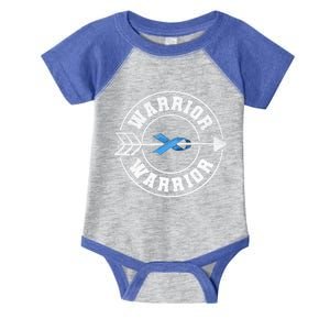 Colon Cancer Awareness Colonoscopy Warrior Survivor Gift Infant Baby Jersey Bodysuit