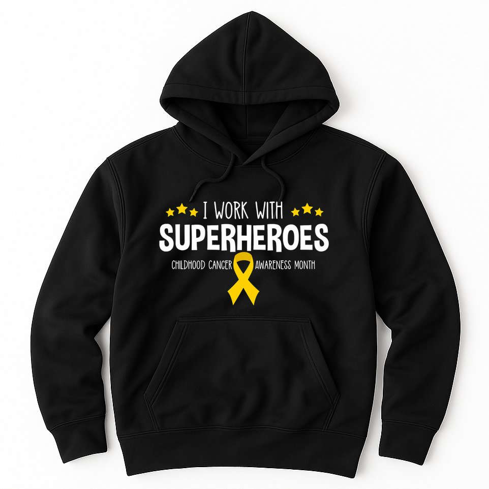 Childhood Cancer Awareness Rn Nurse Pediatric Oncology Hoodie