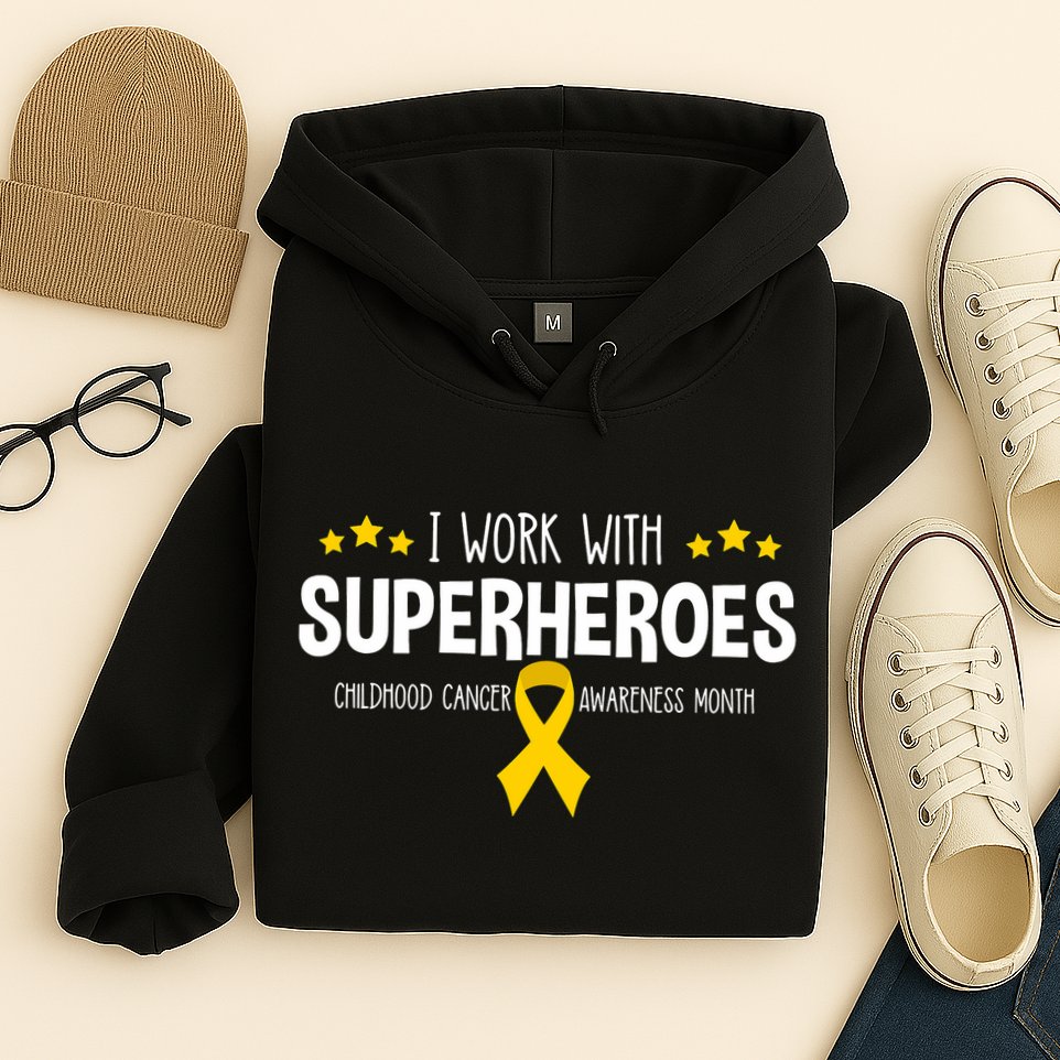 Childhood Cancer Awareness Rn Nurse Pediatric Oncology Hoodie
