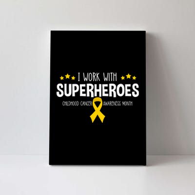 Childhood Cancer Awareness Rn Nurse Pediatric Oncology Canvas