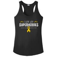 Childhood Cancer Awareness Rn Nurse Pediatric Oncology Ladies PosiCharge Competitor Racerback Tank