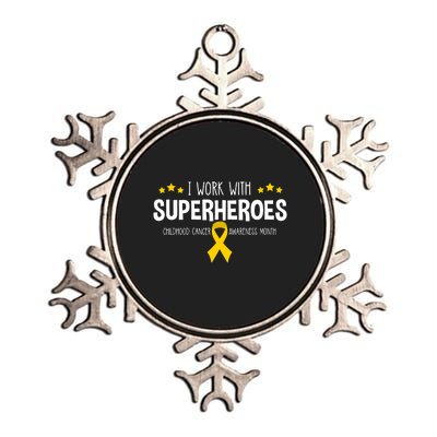 Childhood Cancer Awareness Rn Nurse Pediatric Oncology Metallic Star Ornament