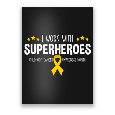 Childhood Cancer Awareness Rn Nurse Pediatric Oncology Poster