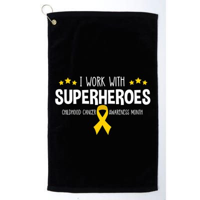 Childhood Cancer Awareness Rn Nurse Pediatric Oncology Golf Towel