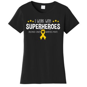 Childhood Cancer Awareness Rn Nurse Pediatric Oncology Women's T-Shirt