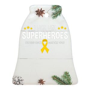 Childhood Cancer Awareness Rn Nurse Pediatric Oncology Ceramic Bell Ornament