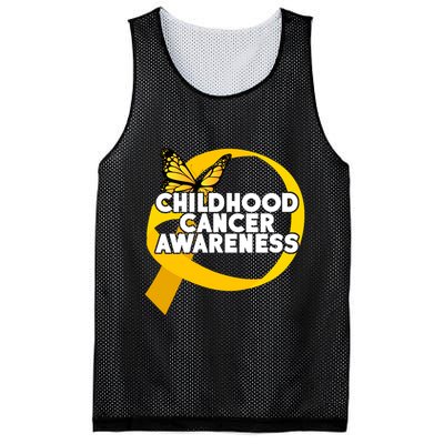 Childhood Cancer Awareness Butterfly Ribbon Mesh Reversible Basketball Jersey Tank