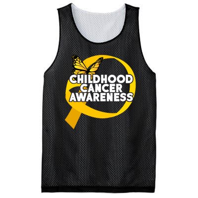 Childhood Cancer Awareness Butterfly Ribbon Mesh Reversible Basketball Jersey Tank