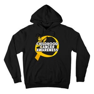 Childhood Cancer Awareness Butterfly Ribbon Tall Hoodie