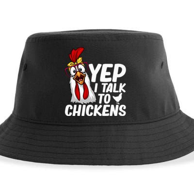 Cute Chicken Art Chicken Farmer Lovers Sustainable Bucket Hat