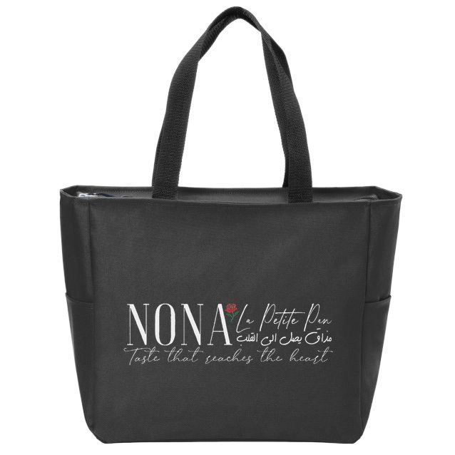 Cake Zip Tote Bag