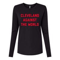 Cleveland Cleveland Against The World Womens Cotton Relaxed Long Sleeve T-Shirt