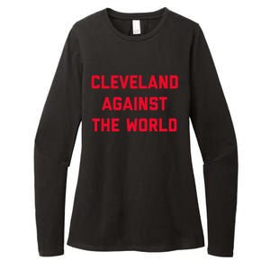 Cleveland Cleveland Against The World Womens CVC Long Sleeve Shirt