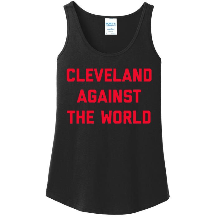 Cleveland Cleveland Against The World Ladies Essential Tank