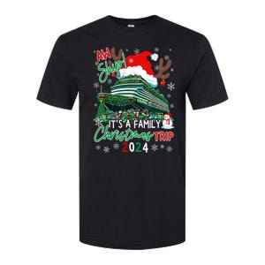 Christmas Cruise Aw Ship ItS A Family Christmas Trip 2024 Softstyle CVC T-Shirt