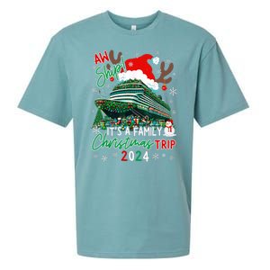 Christmas Cruise Aw Ship ItS A Family Christmas Trip 2024 Sueded Cloud Jersey T-Shirt