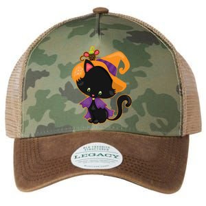 Cute Cat And Mouse Halloween Witch Legacy Tie Dye Trucker Hat