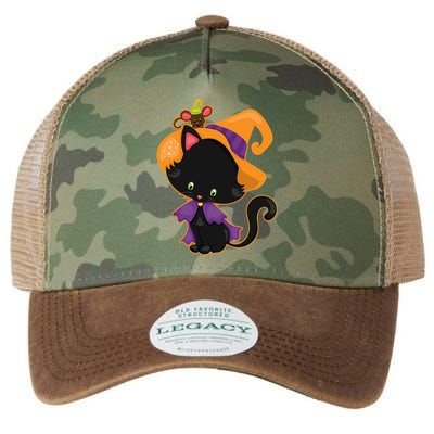 Cute Cat And Mouse Halloween Witch Legacy Tie Dye Trucker Hat
