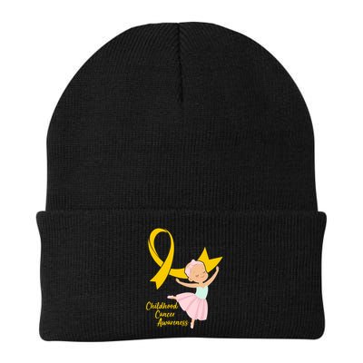 Childhood Cancer Awareness Yellow RIbbon Ballerina Beanie