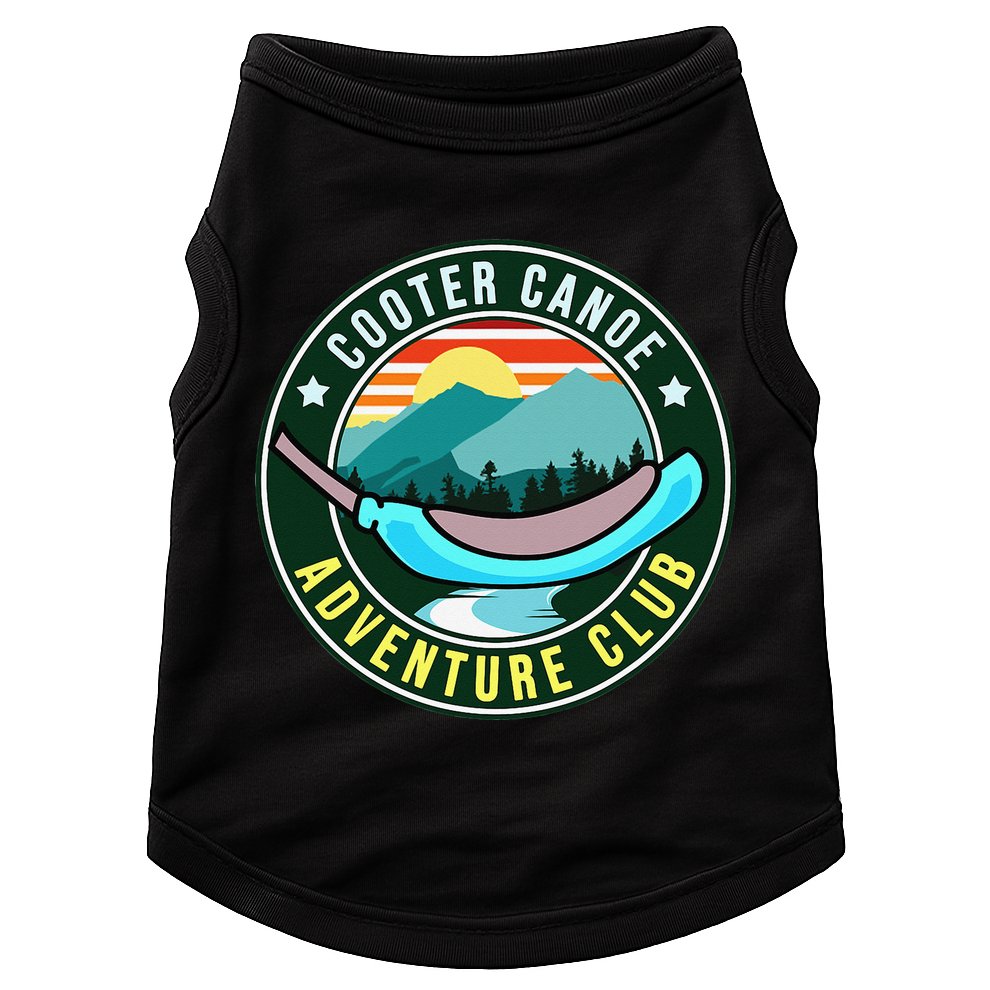 Cooter Canoe Adventure Club Funny ICU ER Nurse Life Nursing Doggie Tank