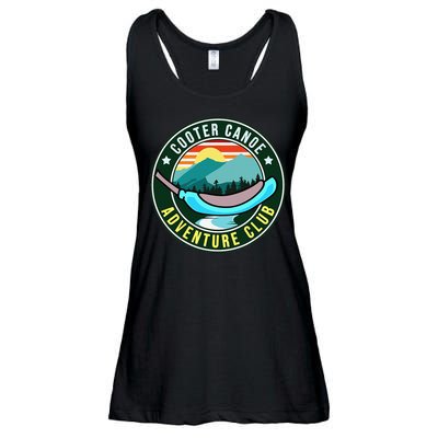 Cooter Canoe Adventure Club Funny ICU ER Nurse Life Nursing Ladies Essential Flowy Tank