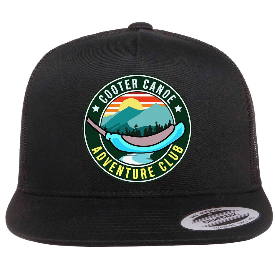 Cooter Canoe Adventure Club Funny ICU ER Nurse Life Nursing Flat Bill Trucker Hat