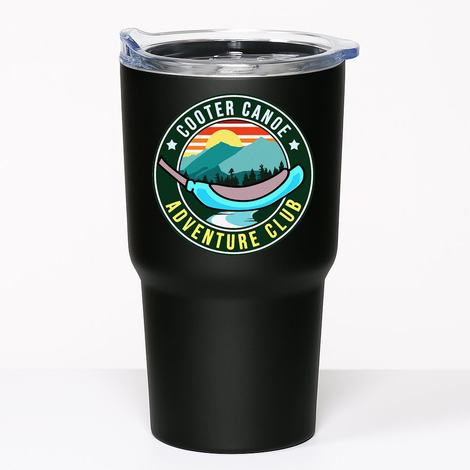 Cooter Canoe Adventure Club Funny ICU ER Nurse Life Nursing Tumbler