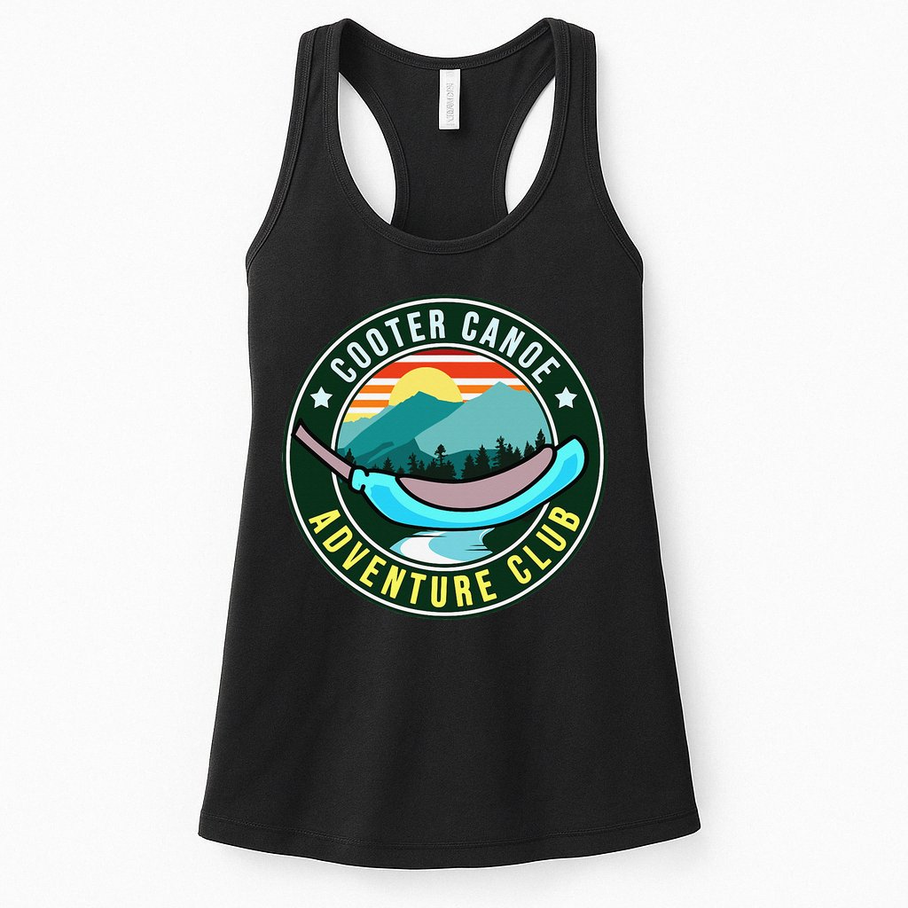 Cooter Canoe Adventure Club Funny ICU ER Nurse Life Nursing Womens Tank Top