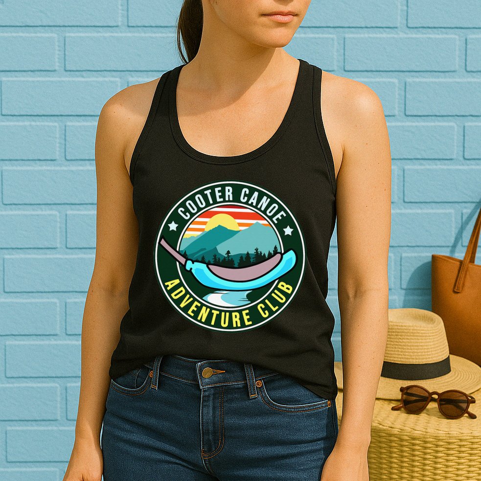 Cooter Canoe Adventure Club Funny ICU ER Nurse Life Nursing Womens Tank Top