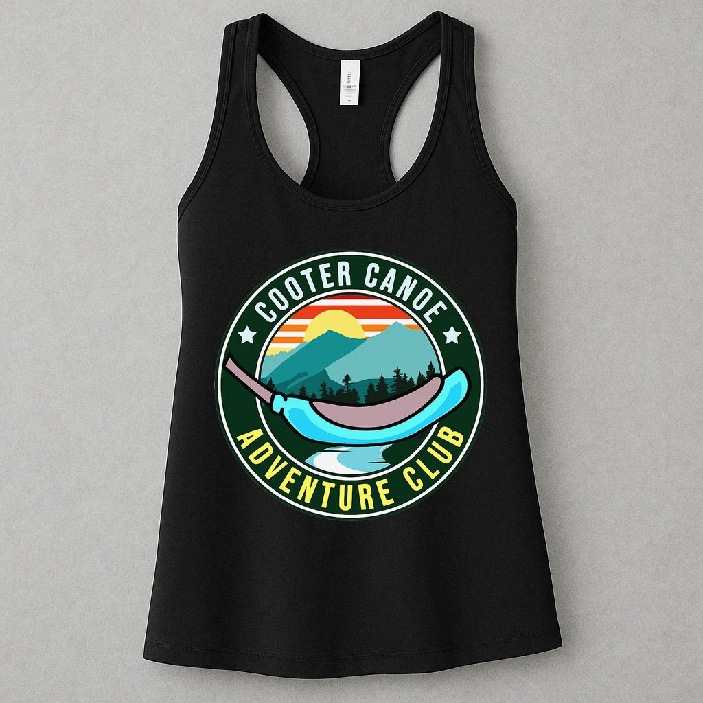 Cooter Canoe Adventure Club Funny ICU ER Nurse Life Nursing Womens Tank Top