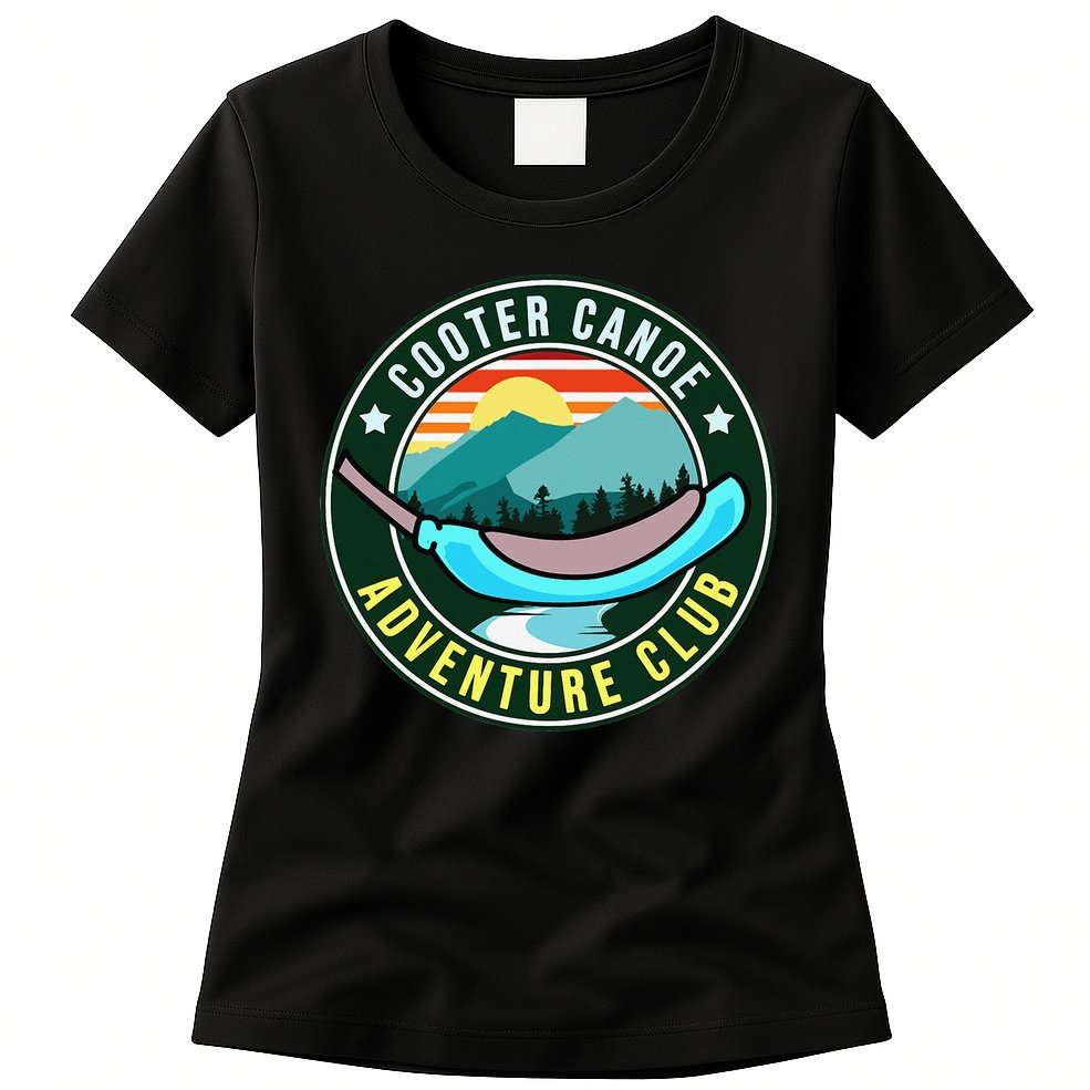 Cooter Canoe Adventure Club Funny ICU ER Nurse Life Nursing Womens T-Shirt