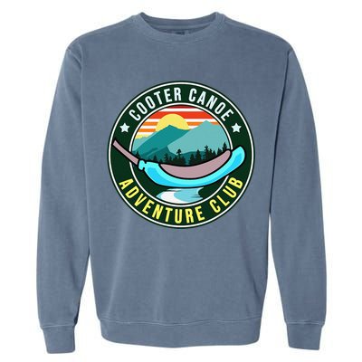 Cooter Canoe Adventure Club Funny ICU ER Nurse Life Nursing Garment-Dyed Sweatshirt