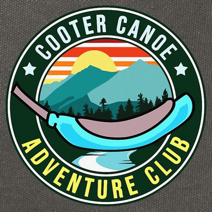 Cooter Canoe Adventure Club Funny ICU ER Nurse Life Nursing Cotton Canvas Backpack