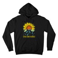 Cervical Cancer Awareness Sunflower Hoodie