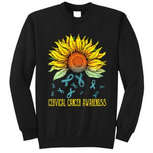 Cervical Cancer Awareness Sunflower Sweatshirt