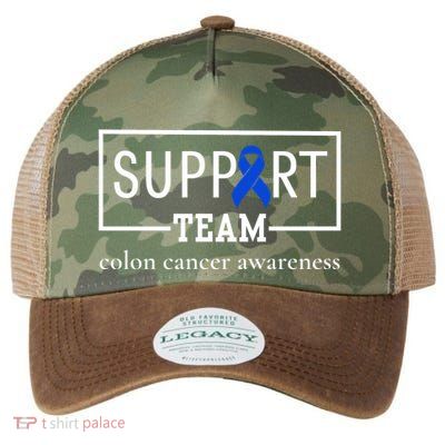 Colon Cancer Awareness Support Team Legacy Tie Dye Trucker Hat