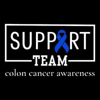 Colon Cancer Awareness Support Team Cooling Performance Crew T-Shirt