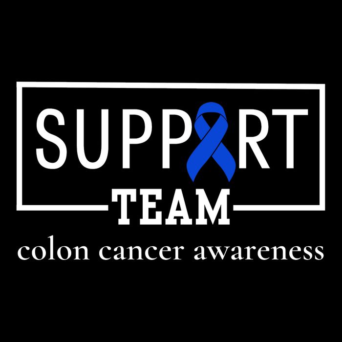 Colon Cancer Awareness Support Team Cooling Performance Crew T-Shirt