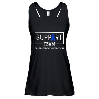 Colon Cancer Awareness Support Team Ladies Essential Flowy Tank