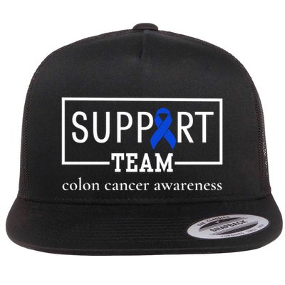 Colon Cancer Awareness Support Team Flatbill Hat