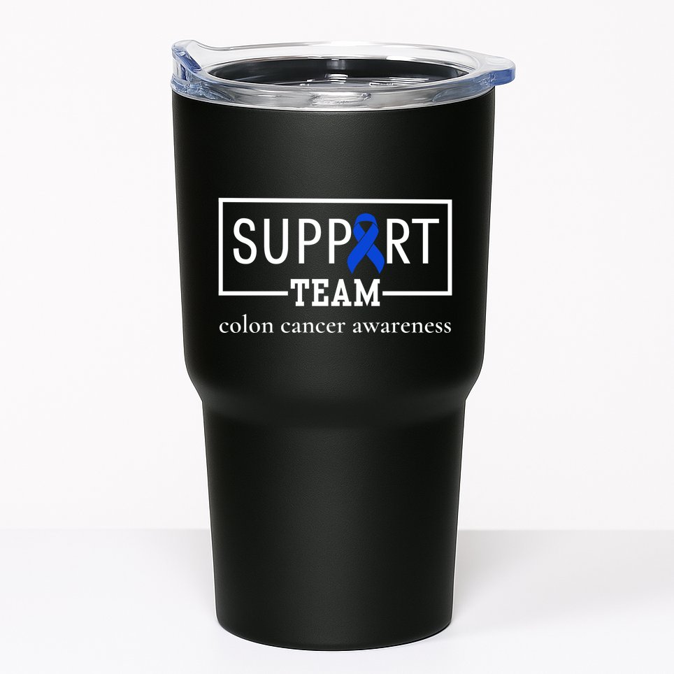 Colon Cancer Awareness Support Team Tumbler