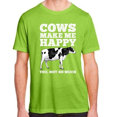 Cool Cow Art For Women Cow Farmer Dairy Cows Farm Animal Adult ChromaSoft Performance T-Shirt