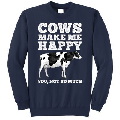 Cool Cow Art For Women Cow Farmer Dairy Cows Farm Animal Sweatshirt